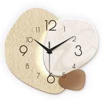 Square Stone-Effect Wall Clock