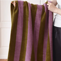 Retro Stripe Chunky Cotton Towel
