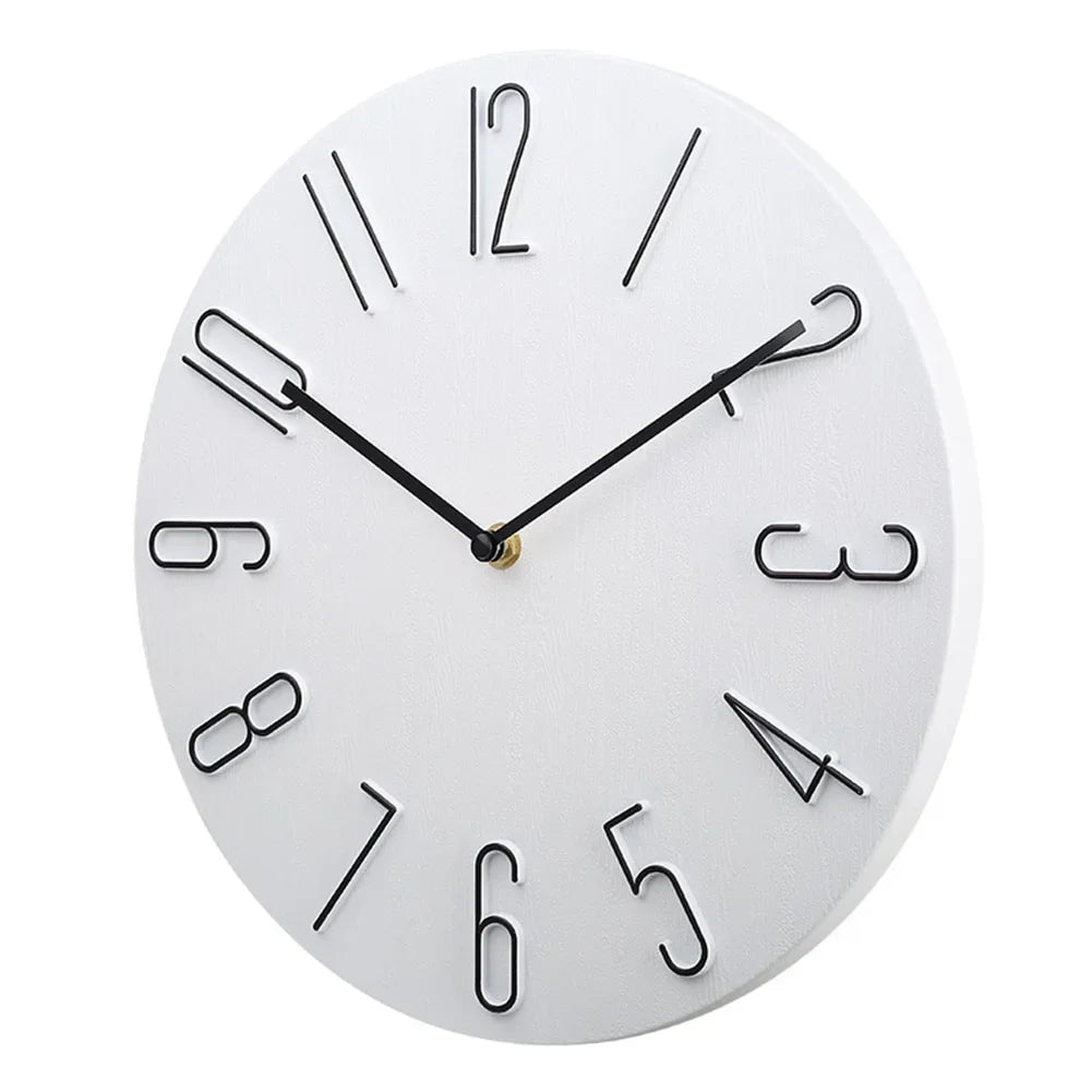 QuartzLine Minimalist Wall Clock 30cm