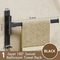 Rotating Aluminium Towel Rack