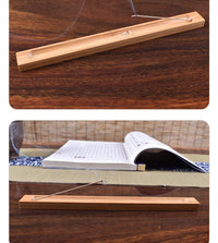 Solid Wood Incense Stick Holder 23cm