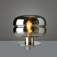 Tinted Glass Dome Table Lamp