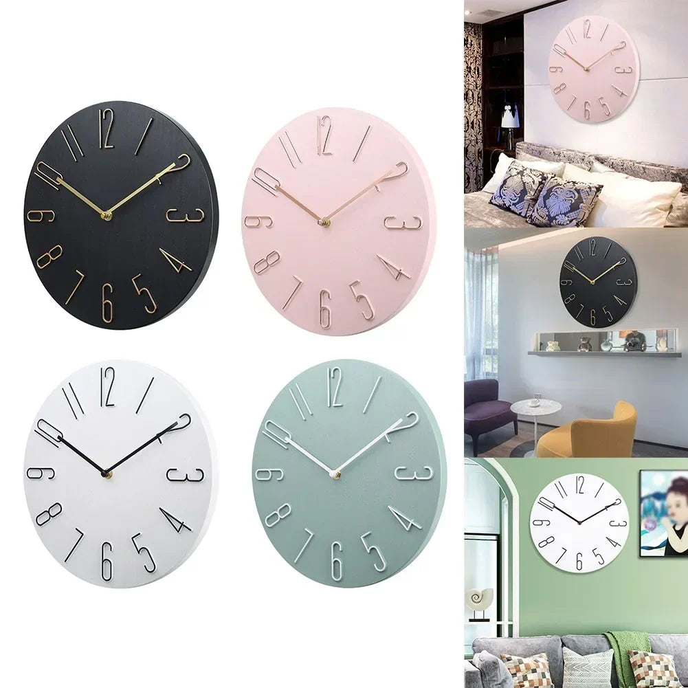 QuartzLine Minimalist Wall Clock 30cm