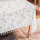 Floral Cotton Tablecloth