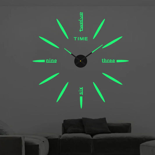 Oversized Acrylic Wall Clock