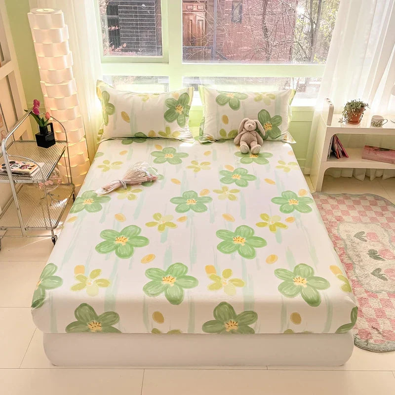 Printed Cotton Duvet Cover Set