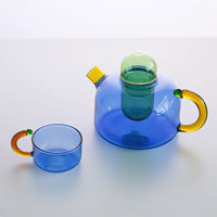 Coloured Borosilicate Tea Glass Collection