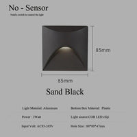 Recessed IP65 Step Light 85mm