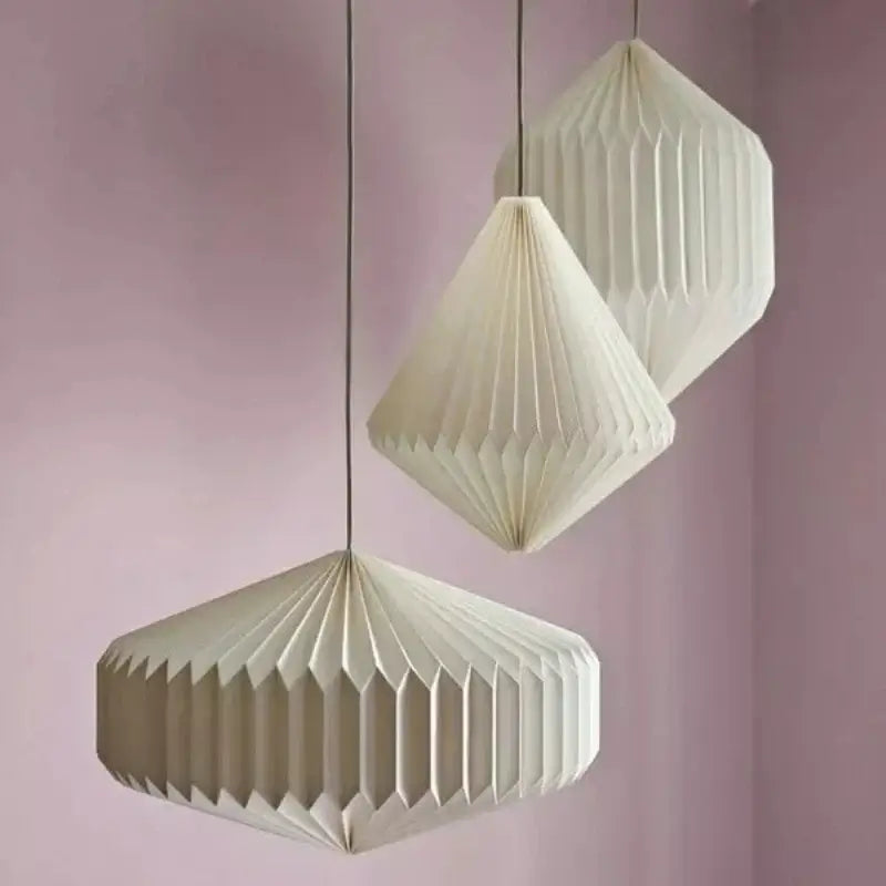 Folded Paper Lantern Shade