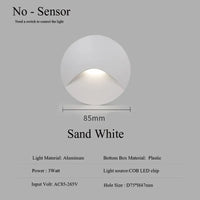 Recessed IP65 Step Light 85mm