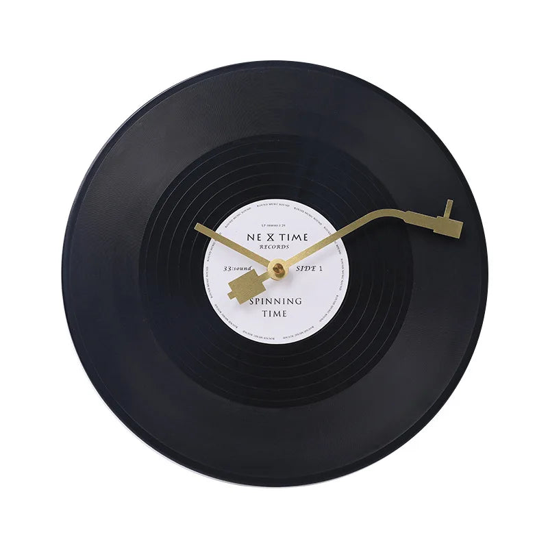 Vinyl Record Wall Clock, 30cm
