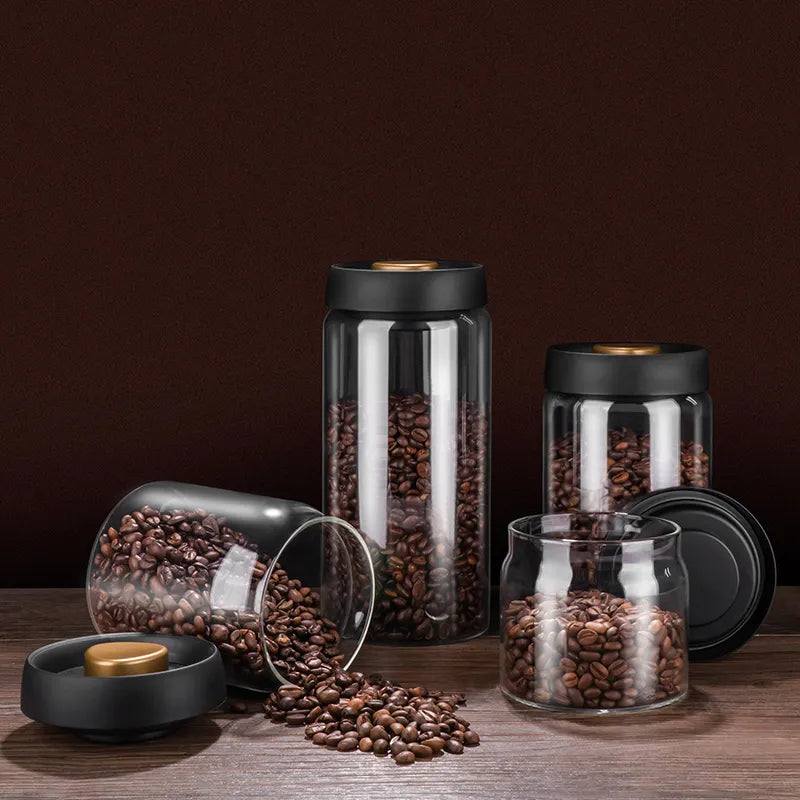 Vacuum Seal Glass Storage Canister