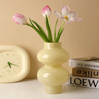 Two Tier Glass Vase