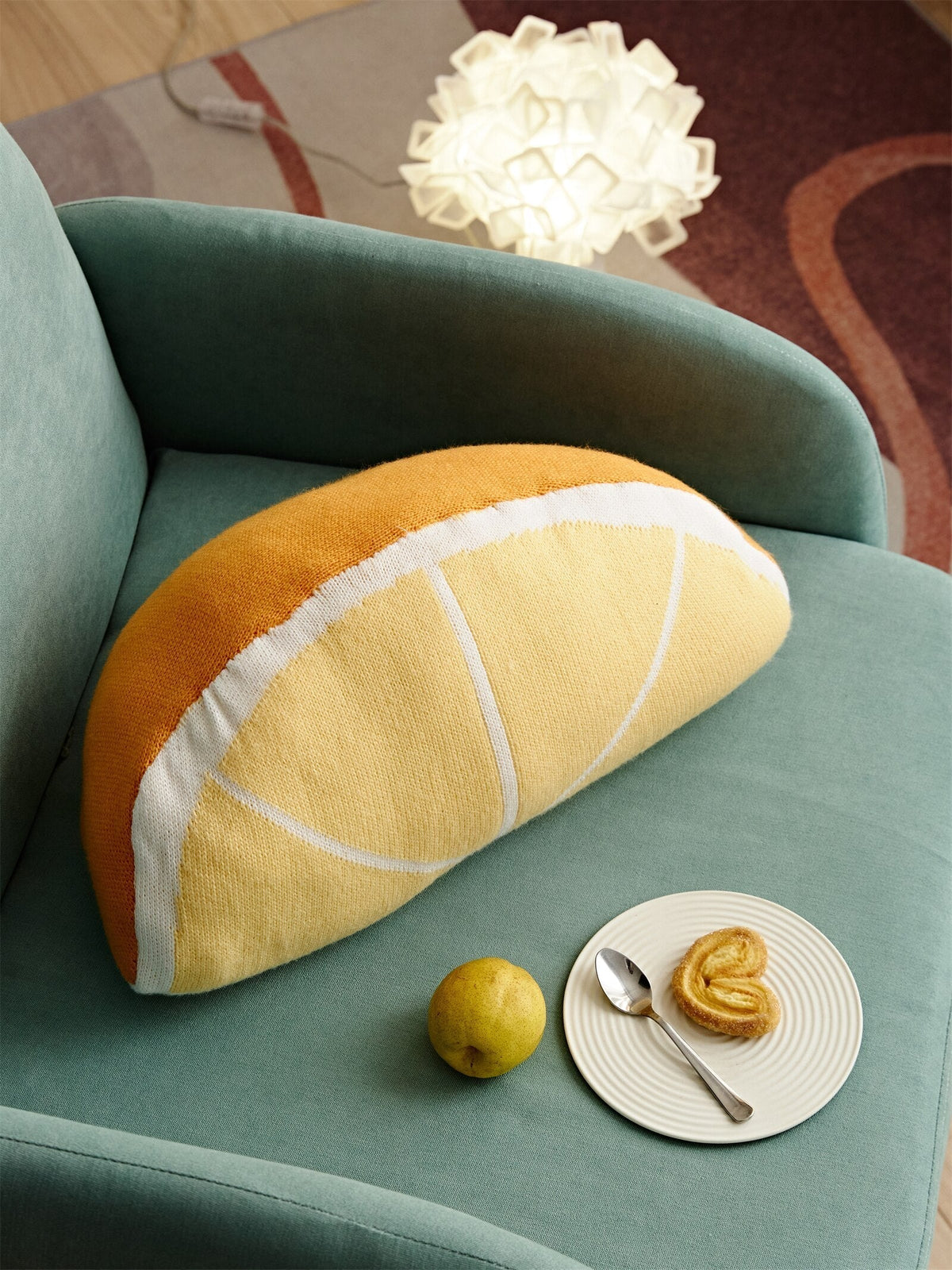 Fruit Print Bolster Cushion