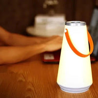 Industrial Cordless Table Lantern 22cm