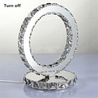 Crystal Halo Table Lamp 22cm