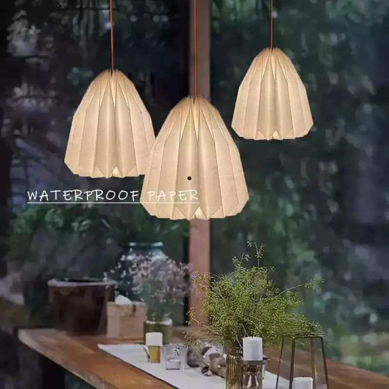 Folded Paper Lantern Shade