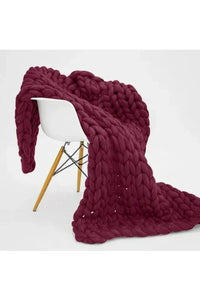 Knit throw shades