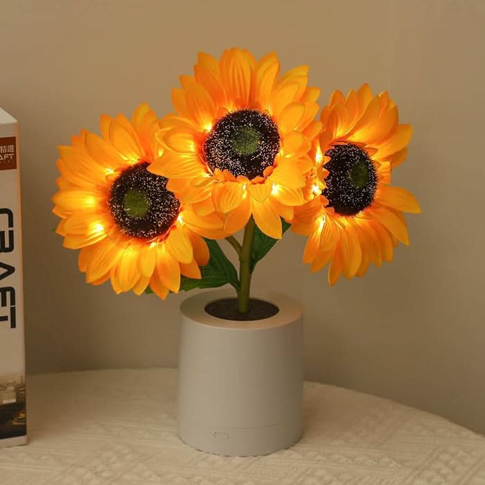 Sunflower LED Table Lamp 28cm