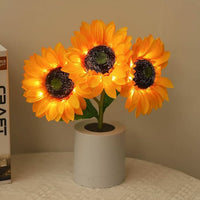 Sunflower LED Table Lamp 28cm