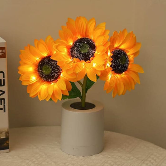 Sunflower LED Table Lamp 28cm
