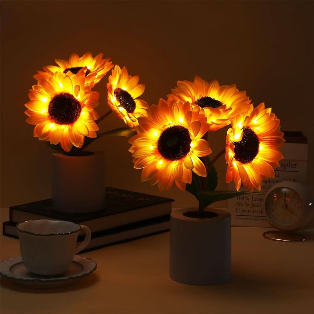 Sunflower LED Table Lamp 28cm