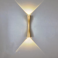 Twin Cone Metal Wall Light 24cm