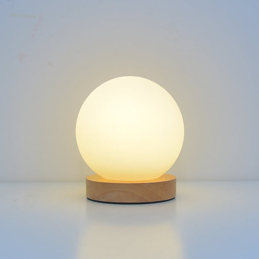 Bamboo and Iron Touch Night Lamp