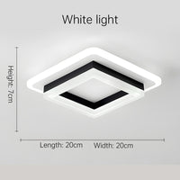 Square LED Ceiling Light 20cm