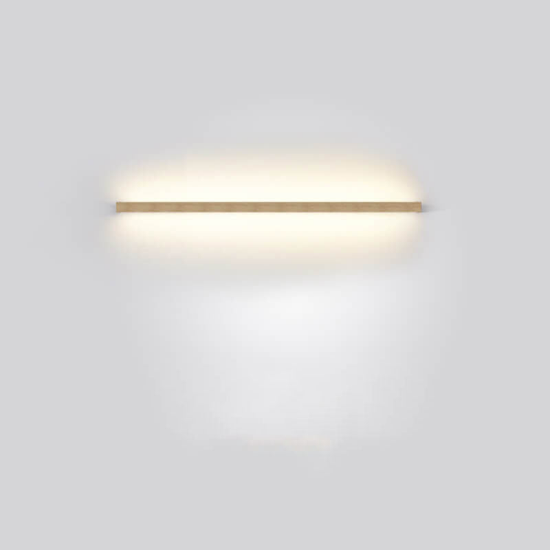 Solid Wood Linear Wall Light 60cm