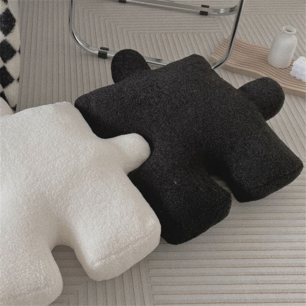 Puzzle Print Cushion Cover Pair 42x56cm