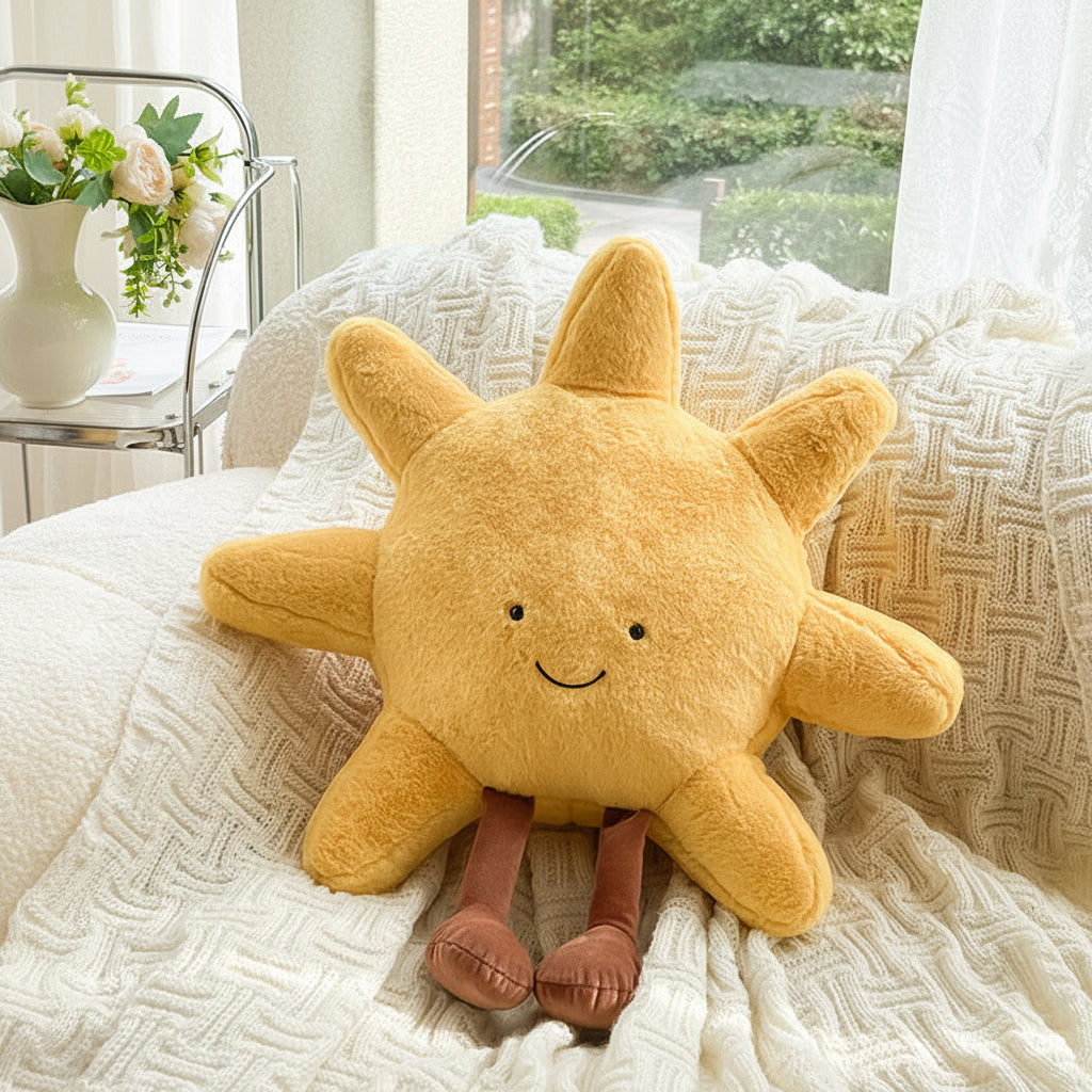 Sun and Moon Velvet Cushion