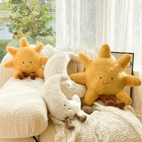 Sun and Moon Velvet Cushion