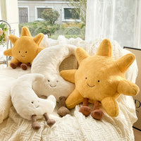 Sun and Moon Velvet Cushion