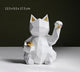 Geometric Lucky Cat Figures