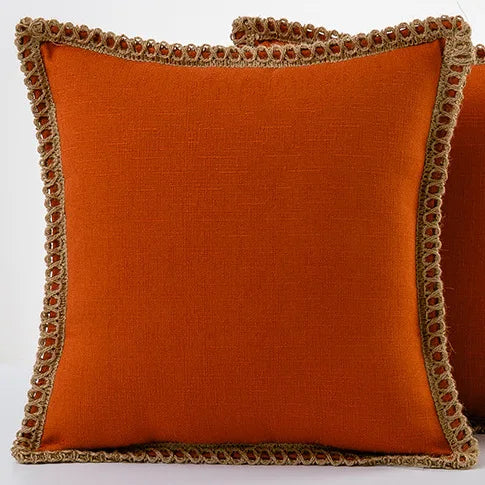 Textured Linen Blend Cushion Covers