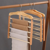 Multi-Tier Wooden Trouser Hanger