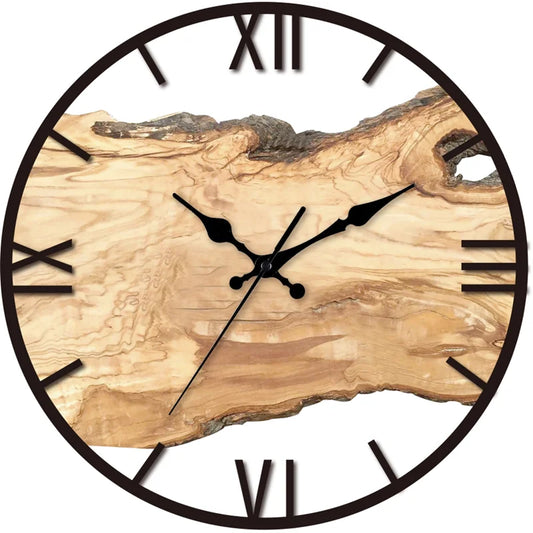 Acrylic and Wood Silent Wall Clock