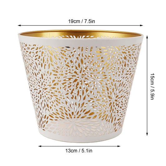 Gold Pattern Metal Lampshade 19cm