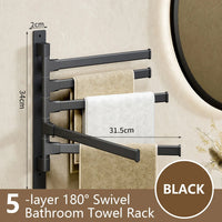 Rotating Aluminium Towel Rack