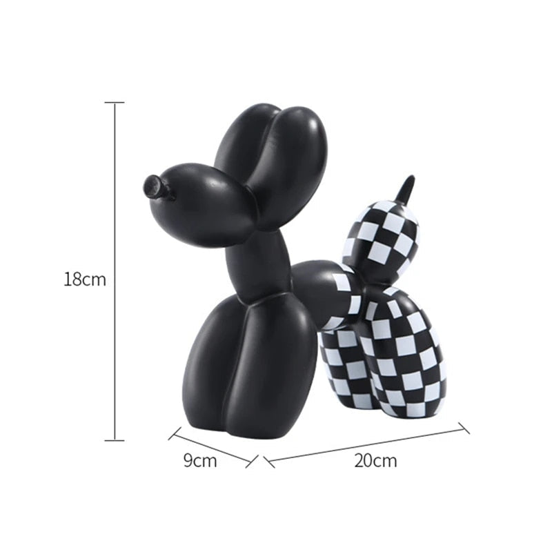 Balloon Dog Resin Figurine