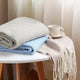Nordic Stripe Cotton Fringed Throw