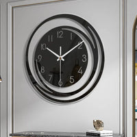 Scandinavian Black Acrylic Wall Clock