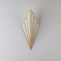 Fan Form Art Deco Wall Light 43cm