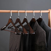 Oaklee Solid Wood Hangers, Set of Four