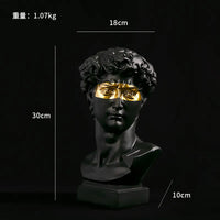 Classical Bust Resin Sculpture 30cm