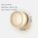 Ribbed Acrylic Disc Wall Light 13cm