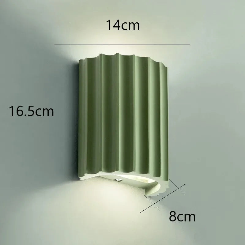 Sculpted Resin Wall Light