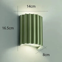 Sculpted Resin Wall Light
