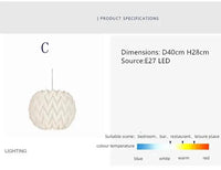 Folded Paper Lantern Shade